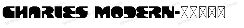 Charles Modern字体转换